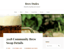 Tablet Screenshot of brew-dudes.com